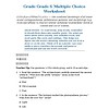 original-14055207-1.jpg Homeschool Resource Co. educational worksheet for grade 6 students with multiple choice questions on archaeology and ancient history.