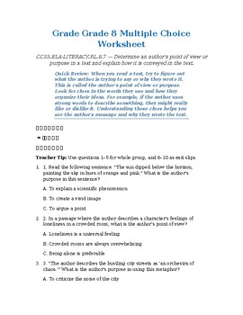 Homeschool Resource Co. educational worksheet for grade 6 with multiple-choice questions on CSS and teacher tips.