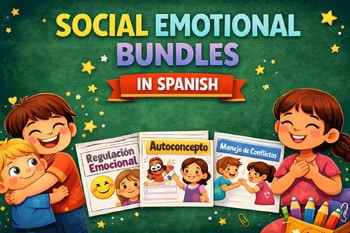 4th Grade: Growth Mindset And Goals (SEL) Weekly Bundle | Spanish Resource