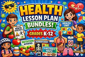 Kindergarten Health Lesson Plans | Mental & Emotional Health | Monthly Bundle