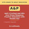 scrubready-nursing-a-p-ii-cortisol-and-the-hpa-axis-stress-response-sequencing-.jpg Cover of A&P II Cortisol and HPA Axis Stress Response Practice Questions with Answer Key for 11th grade to adult education.