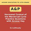 scrubready-nursing-a-p-ii-hormonal-control-of-the-menstrual-cycle-sequencing-pr.jpg Educational book cover on hormonal control of the menstrual cycle with practice questions and answer key for homeschool students.