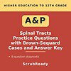 scrubready-nursing-ascending-and-descending-spinal-tracts-worksheet-with-brown-.jpg Educational resource cover for spinal tracts practice questions with Brown-Seguard cases and answer key, designed for higher education to 12th grade.