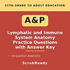 scrubready-nursing-lymphatic-and-immune-system-anatomy-and-physiology-practice-.jpg Educational resource cover for lymphatic and immune system practice questions with answer key, suitable for homeschool and adult learners.