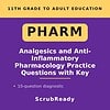scrubready-nursing-pharmacology-basics-for-nursing-students-analgesics-and-anti.jpg Educational book cover on pharmacology focusing on analgesics and anti-inflammatory drugs for 11th grade to adult learners.