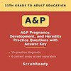 scrubready-nursing-pregnancy-development-and-heredity-anatomy-and-physiology-pr.jpg Cover image for A&P Pregnancy, Development, and Heredity Practice Questions with Answer Key, suitable for homeschool resources.